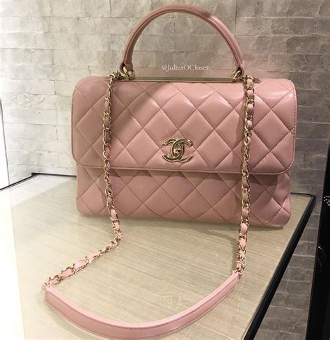 WOMEN'S LUXURY PINK TOP HANDLE BAGS 